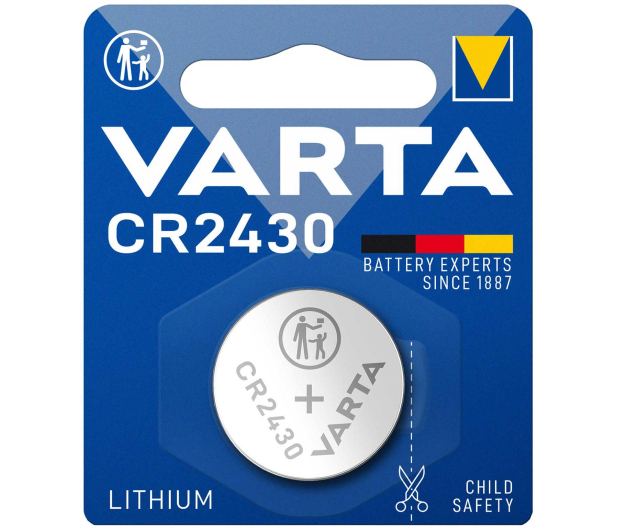 Varta Litowe Baterie Pastylkowe CR2430 (1 szt.) - 1456635 - zdjęcie